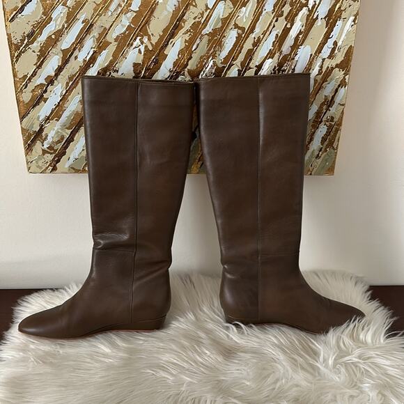 Loeffler Randall | Chestnut (Brown color) Matilde Wedge Boots Size 5.5 - Picture 3 of 15